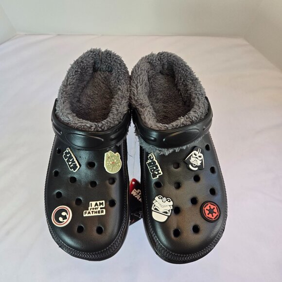 DISNEY Star Wars Clogs - Removable Fleece Lining & Charms with Strap Sz: 8.5/9.5 main image 8
